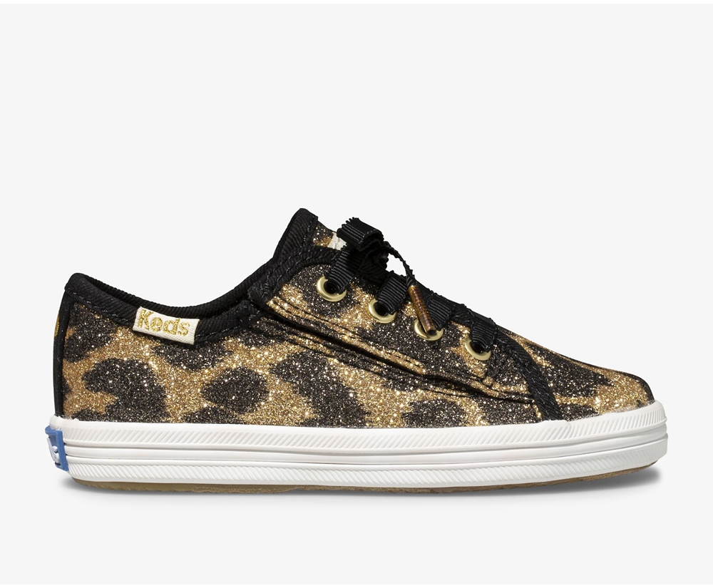 Tenis Keds Niña Leopardo - Kate Spade New York Kickstart Jr. Glitter Leopard - 5147-PSYRL